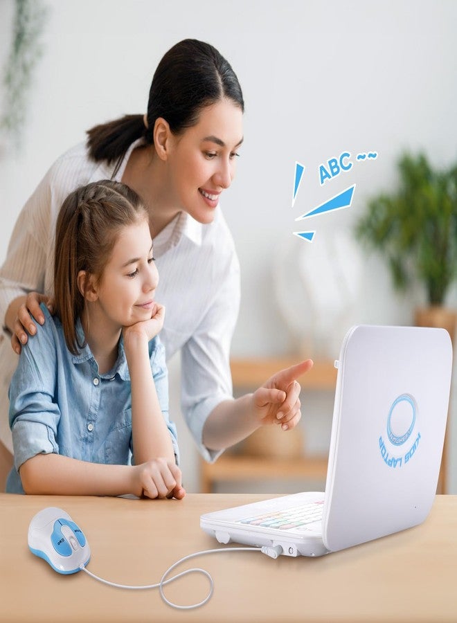 LESHITIAN Kids Laptop, 80 Learning Modes to Learn Alphabet, Words, Mathematics, Play Games and Music, Educational Learning Computer for Kids Ages 5+ - Image 3